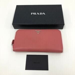 PRADA Saffiano 62 Zip-Around Long Wallet (Boxed)-B247